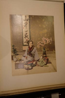 Lot 28 - Japan. An album of 48 photographic views, circa 1890s