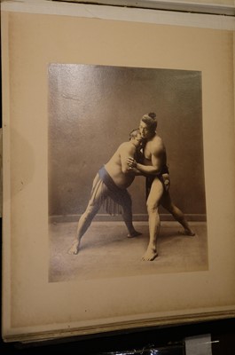 Lot 28 - Japan. An album of 48 photographic views, circa 1890s
