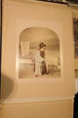 Lot 28 - Japan. An album of 48 photographic views, circa 1890s