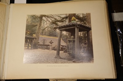 Lot 28 - Japan. An album of 48 photographic views, circa 1890s