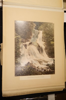 Lot 28 - Japan. An album of 48 photographic views, circa 1890s
