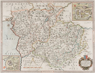 Lot 215 - Wales. Three engraved maps, 17th century