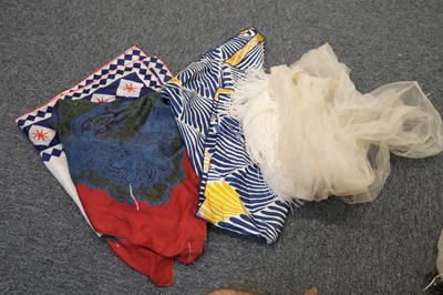 Lot 294 - Clothing & Accessories. An Edwardian beaded blouse, circa 1905, & other items