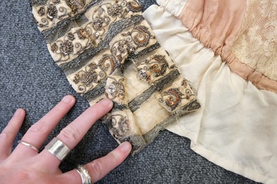 Lot 294 - Clothing & Accessories. An Edwardian beaded blouse, circa 1905, & other items