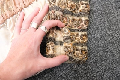 Lot 294 - Clothing & Accessories. An Edwardian beaded blouse, circa 1905, & other items