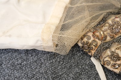 Lot 294 - Clothing & Accessories. An Edwardian beaded blouse, circa 1905, & other items