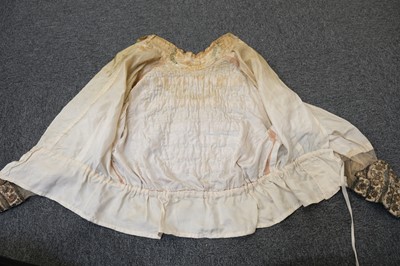 Lot 294 - Clothing & Accessories. An Edwardian beaded blouse, circa 1905, & other items