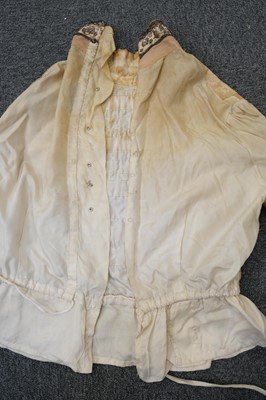 Lot 294 - Clothing & Accessories. An Edwardian beaded blouse, circa 1905, & other items