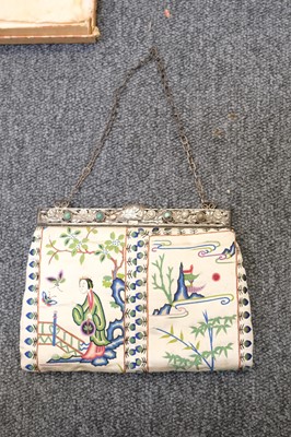 Lot 294 - Clothing & Accessories. An Edwardian beaded blouse, circa 1905, & other items