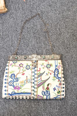 Lot 294 - Clothing & Accessories. An Edwardian beaded blouse, circa 1905, & other items