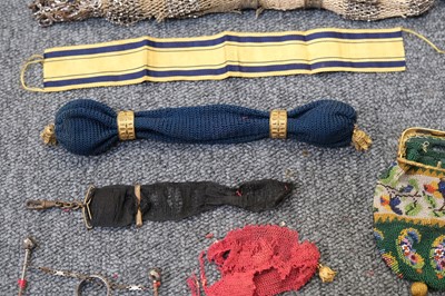 Lot 294 - Clothing & Accessories. An Edwardian beaded blouse, circa 1905, & other items
