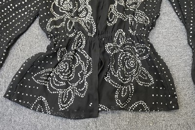 Lot 294 - Clothing & Accessories. An Edwardian beaded blouse, circa 1905, & other items