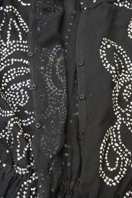 Lot 294 - Clothing & Accessories. An Edwardian beaded blouse, circa 1905, & other items