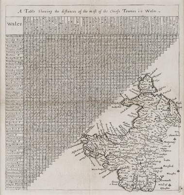 Lot 214 - Wales. A collection of 12 maps, 17th - 19th century