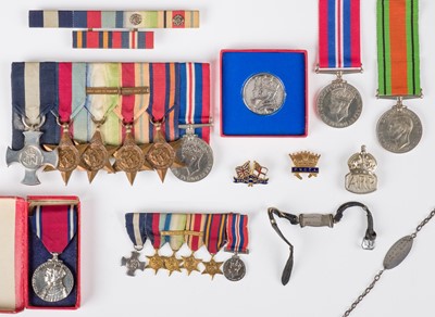 Lot 586 - Distinguished Service Cross. The Tyers family group of medals