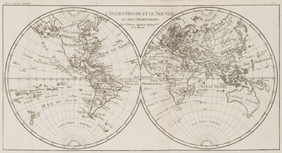 Lot 12 - Bonne (Rigobert). Atlas de Toutes Les Parties Connues Du Globe Terrestre..., circa 1782