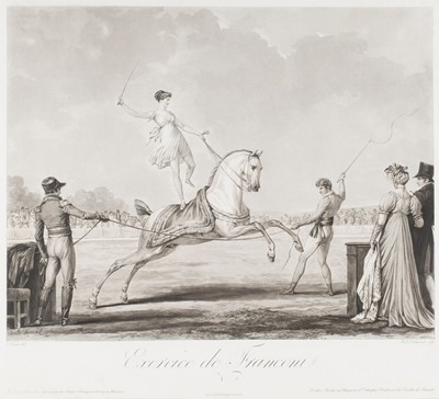 Lot 243 - Debucourt (Philibert-Louis). Exercise de Franconi, No.1 & 2, Paris: circa 1810