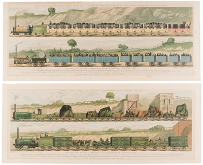 Lot 293 - Tuck (Raphael & Sons, publishers). Travelling on the Liverpool and Manchester Railway, 1894