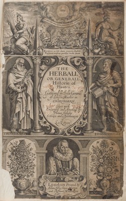 Lot 130 - Gerard (John). The Herball, 3rd edition, 1636