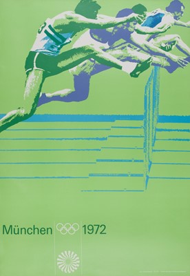 Lot 240 - Munich Olympic Games 1972 . A group of 3 colour lithographic posters, 1970-71-72
