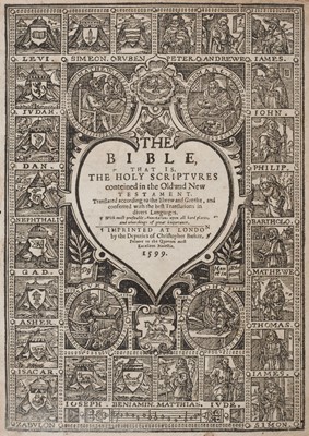 Lot 322 - Bible [English]. The Bible, that is the holy Scriptures..., 1599