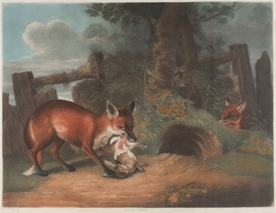 Lot 294 - Turner (Charles). Fox and Rabbit, P. Ackermann, 1812