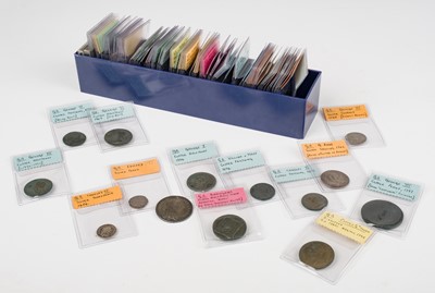 Lot 580 - Coin. Charles II, 1675 Shilling and a large coin collection