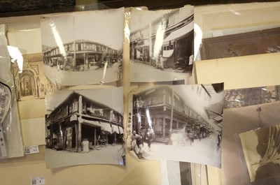 Lot 8 - China. A group of 8 photographs of Chinese street and market scenes, c. 1900-1910