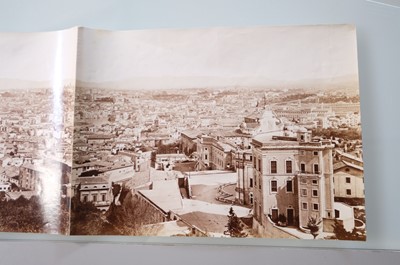 Lot 41 - Rome. A five-part photographic panorama, c. 1880, albumen prints