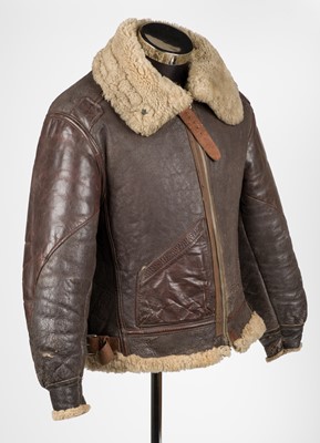 Lot 154 - Flying jacket. A WWII USAAF B3 flying jacket by Aero Leather Flying Company