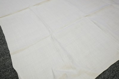 Lot 338 - Queen Victoria. A napkin from the Banquet held at the Guildhall, London, 1837