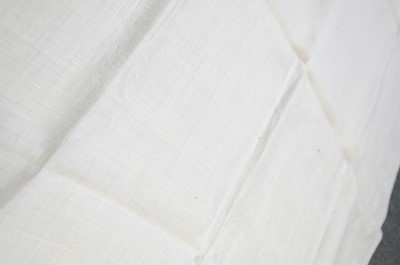 Lot 338 - Queen Victoria. A napkin from the Banquet held at the Guildhall, London, 1837