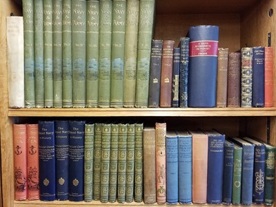 Lot 466 - Naval. A collection of 19th & early 20th-Century naval & Lord Nelson reference