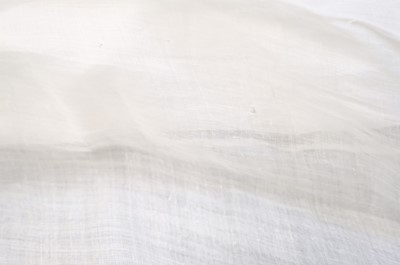 Lot 310 - Embroidered Skirt. A Regency needlework muslin skirt, circa 1810, & 2 others