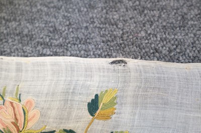 Lot 310 - Embroidered Skirt. A Regency needlework muslin skirt, circa 1810, & 2 others