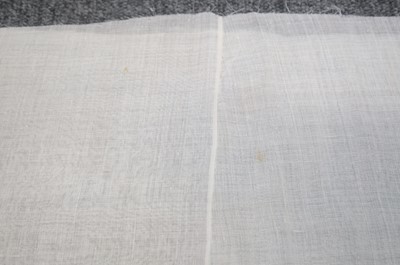 Lot 310 - Embroidered Skirt. A Regency needlework muslin skirt, circa 1810, & 2 others
