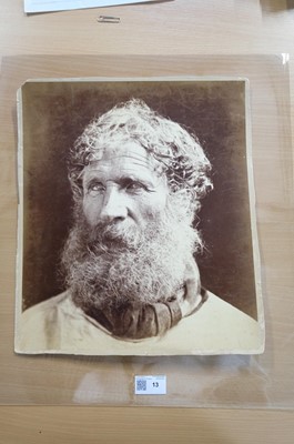 Lot 13 - Emerson (Peter Henry, 1856-1936). A near-full face portrait of a Southwold fisherman, c. 1886