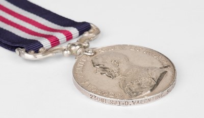 Lot 625 - Military Medal. WWI M.M. to Sgt D. Valentine, Machine Gun Corps, died of wounds on 26 October 1918