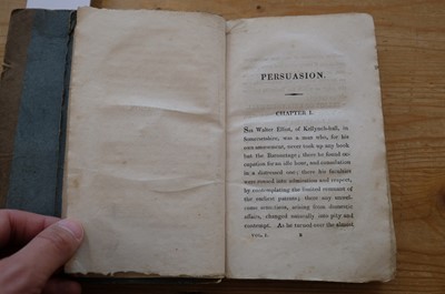 Lot 518 - Austen (Jane). Northanger Abbey: And Persuasion, vols II-III only (of 4), 1st edition, 1818