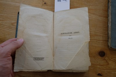 Lot 518 - Austen (Jane). Northanger Abbey: And Persuasion, vols II-III only (of 4), 1st edition, 1818