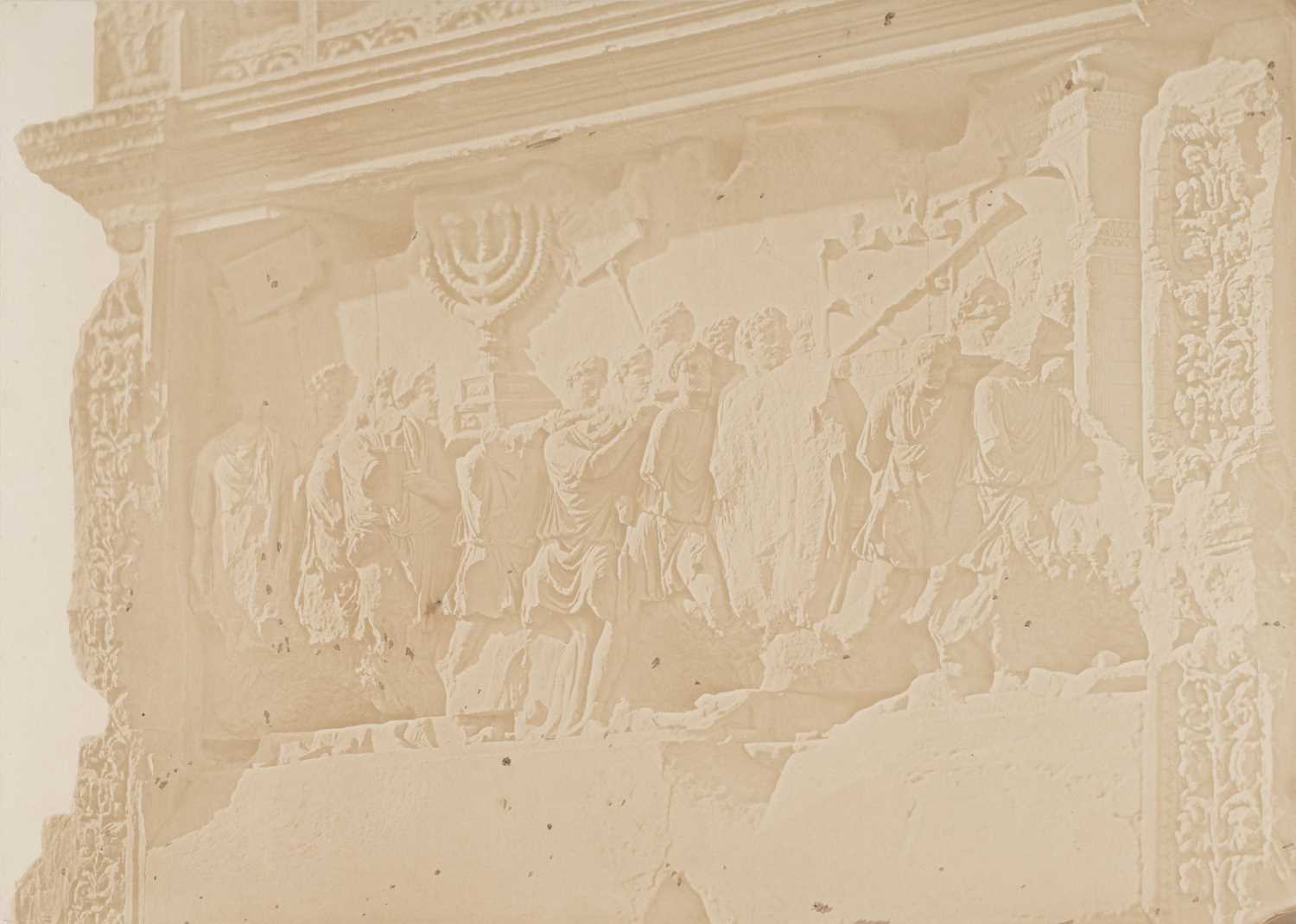 Lot 2 - Anderson (James, 1813-77, attrib.). Arch of Titus: Bas-relief with the Triumphal Procession, c. 1853