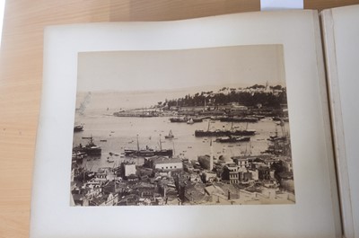 Lot 47 - Turkey & Greece. An album containing approximately 60 photographs, c. 1890s