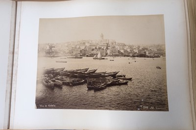 Lot 47 - Turkey & Greece. An album containing approximately 60 photographs, c. 1890s