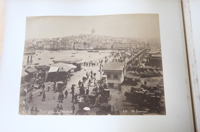 Lot 47 - Turkey & Greece. An album containing approximately 60 photographs, c. 1890s
