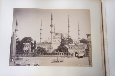 Lot 47 - Turkey & Greece. An album containing approximately 60 photographs, c. 1890s