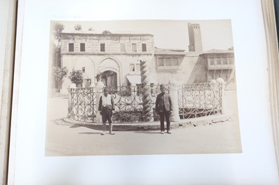 Lot 47 - Turkey & Greece. An album containing approximately 60 photographs, c. 1890s