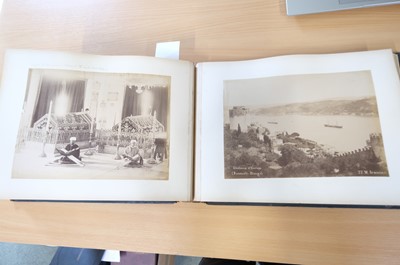 Lot 47 - Turkey & Greece. An album containing approximately 60 photographs, c. 1890s