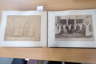 Lot 47 - Turkey & Greece. An album containing approximately 60 photographs, c. 1890s