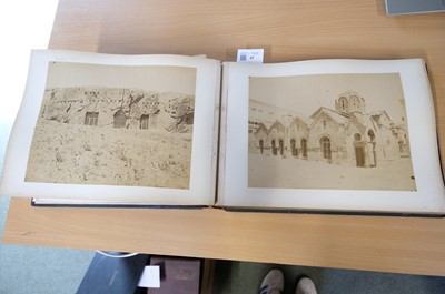 Lot 47 - Turkey & Greece. An album containing approximately 60 photographs, c. 1890s