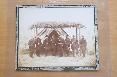 Lot 44 - Smith (William Morris). General Orlando B. Willcox and staff, Virginia, 1864 + one related photo